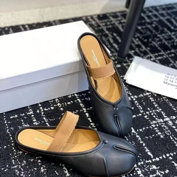 Maison Margiela Tabi Ballet Shoes 38. Vintage Leather With box New, unused - Picture 8 of 8